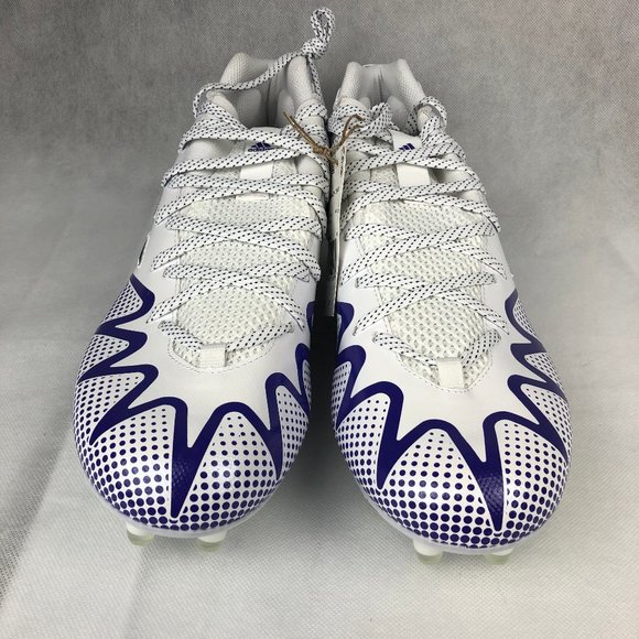 Adidas Freak 22 Team White Purple Football Cleats GY0432 US Men's Size 12.5 - Picture 5 of 9